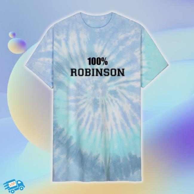100% Robinson Unisex Tie Dye T-Shirt